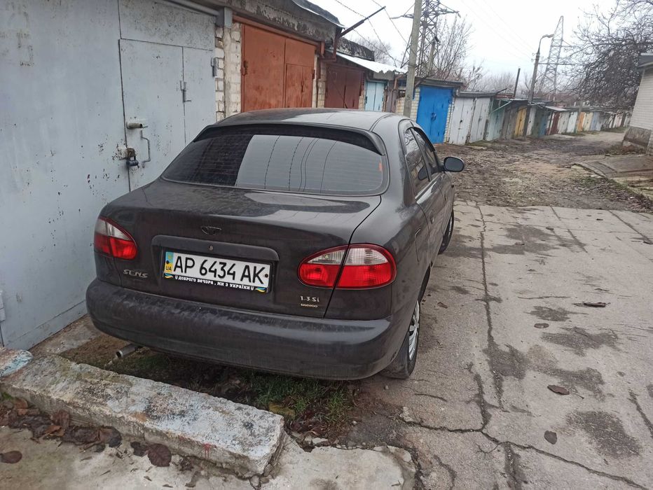 Део сенс 1.3 с газом, 2006 год.