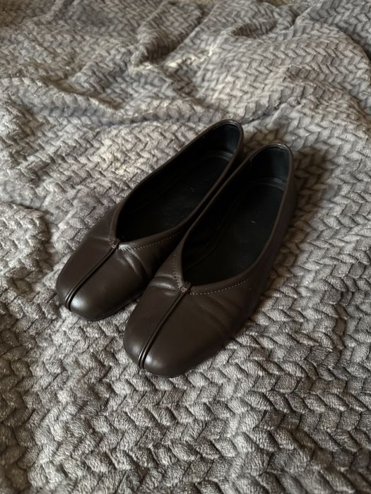 Балетки шкіряні шоколадні