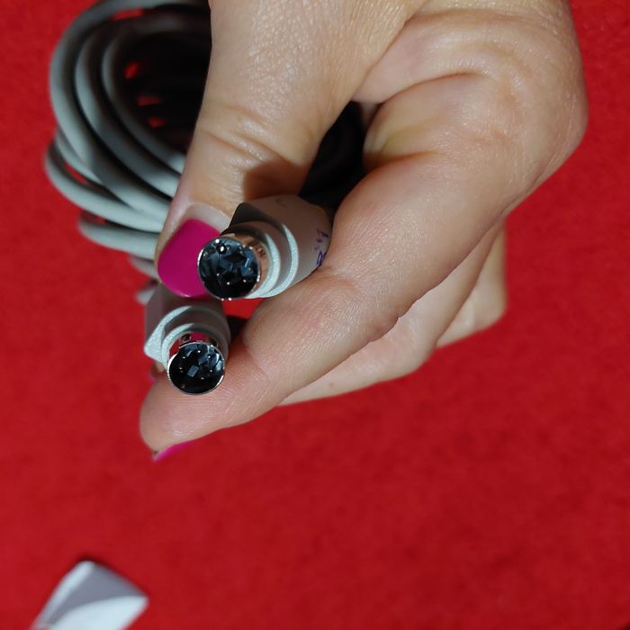 przewód PS/2 mini DIN 6-pin wtyczka męska/męska o długości 4.8 m