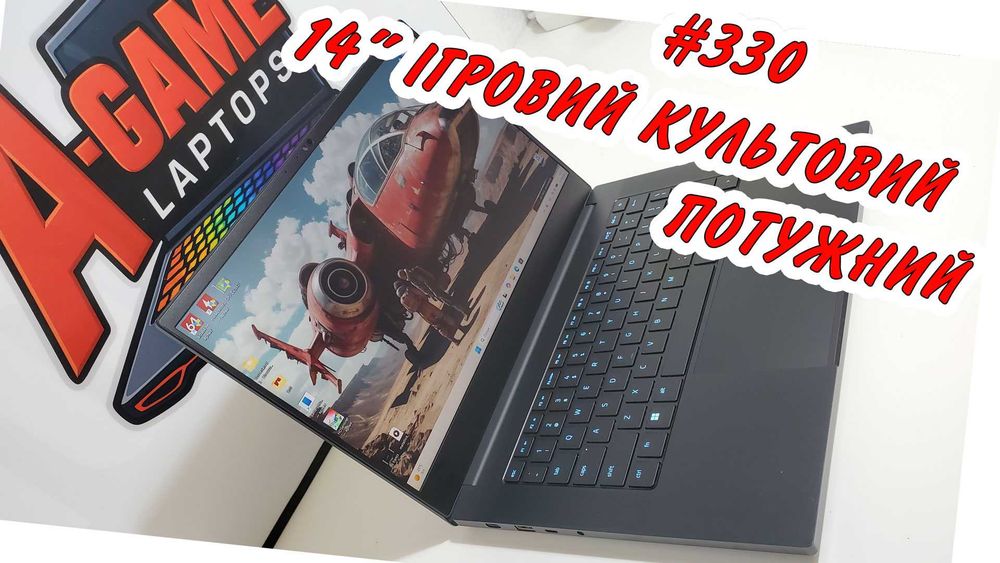 Ігровий ноутбук Razer Blade 14 з гарантією до 6 міс!* (FHD 165Hz, Ryzen 9 6900H, RTX 3070 8Gb, 16Gb, 1Tb)
