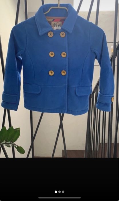 122 next kurtka płaszczyk marynarka niebieski uroczystość ślub