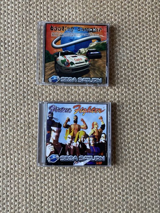Jogos Sega Saturn - Virtua Fighter e Bootleg