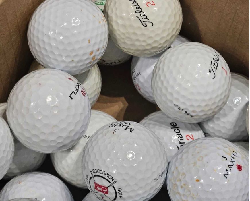 100szt piłki golfowe używane MIX kat. C/D do golfa zestaw LAKEBALLS białe