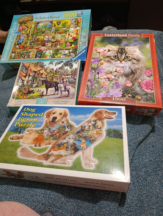 Пазли картонні б/у