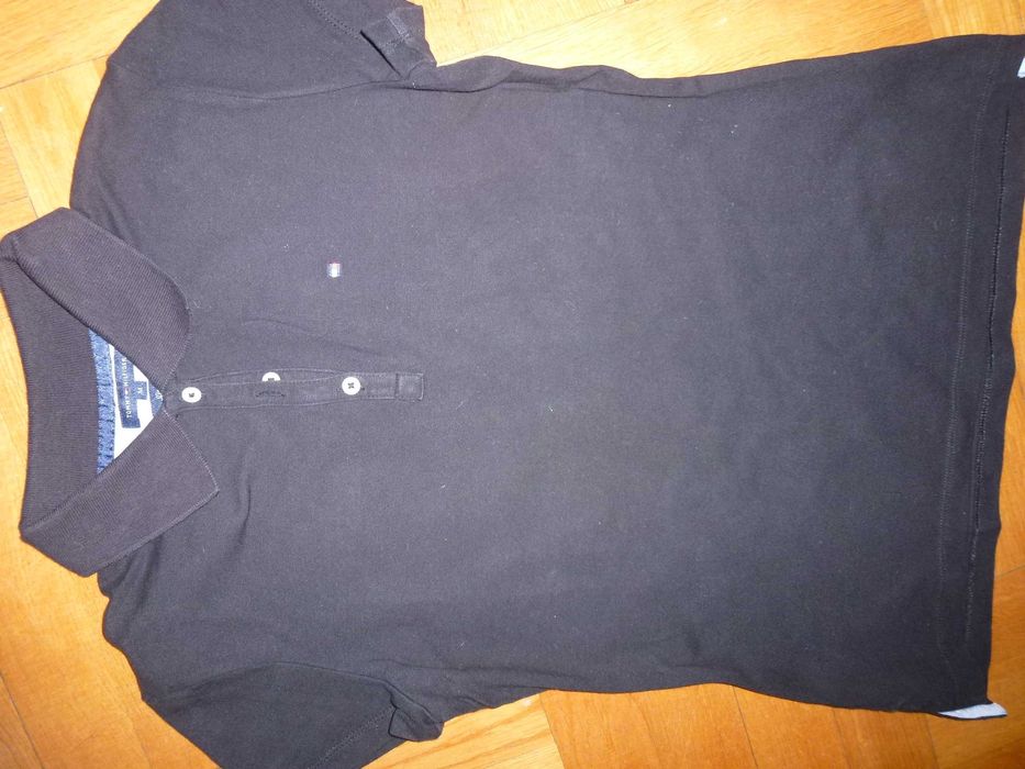 TOMMY HILFIGER koszulka oryginalna  polo czarne damskie S