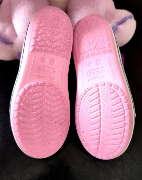 Crocs J2 32 33 wodoodporne sandały do wody plaża basen przypinki