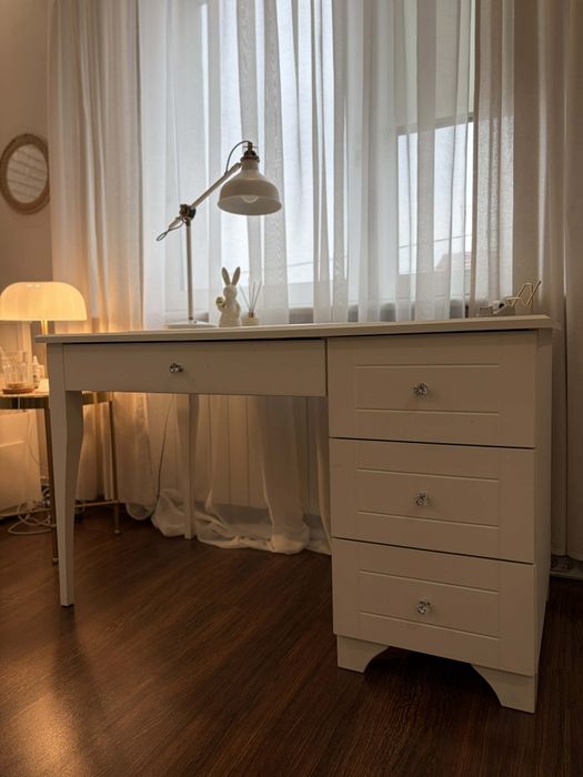 Biurko drewniane meblik boho