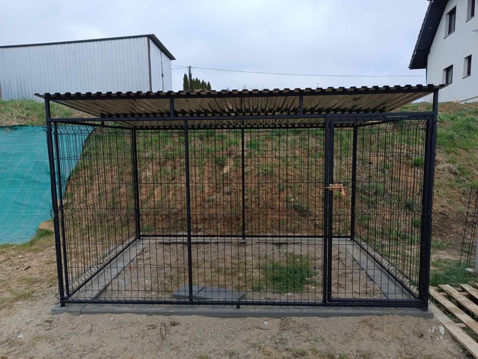 Kojec dla psa 3x2m, zagroda, boks  panel 3D