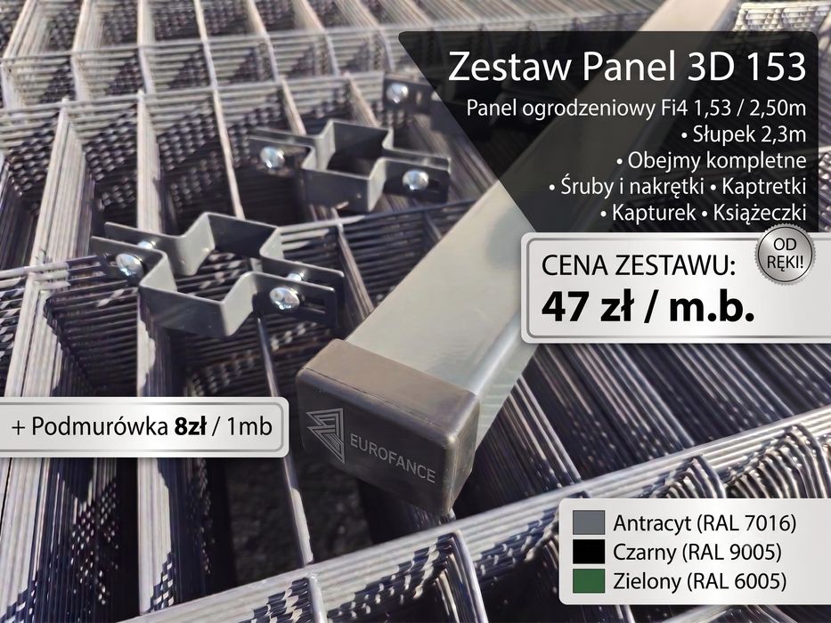 Panel, 3D, 2D furtki bramy panelowe Ogrodzenie do PRODUCENTA
