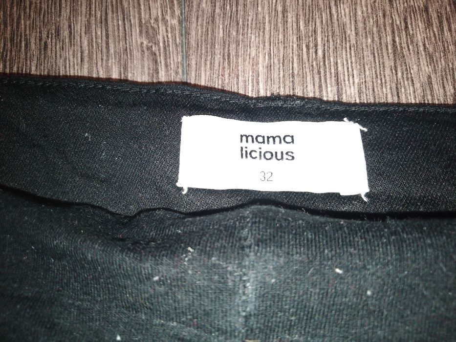 Spodnie ciążowe czarne Mamalicious 32 (L)