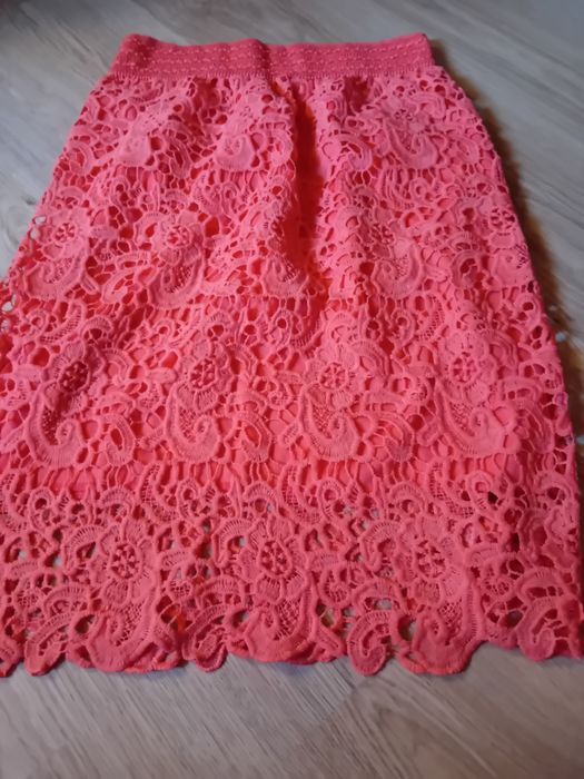 Spódniczka midi różowa