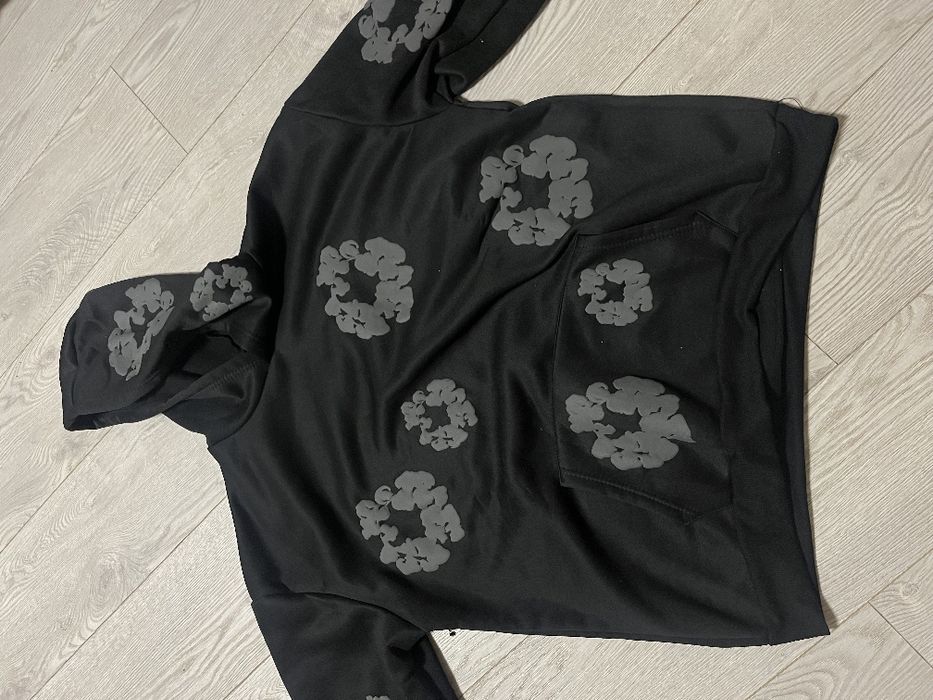 Чорна кофта Denim Tears