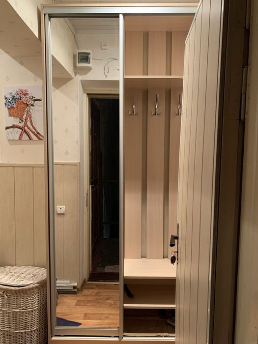 Шкаф купе с зеркалом в прихожую
