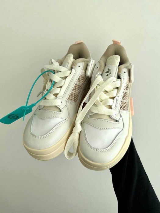 Кросівки Adidas Forum Mod Low Cloud White Crew Yellow premium