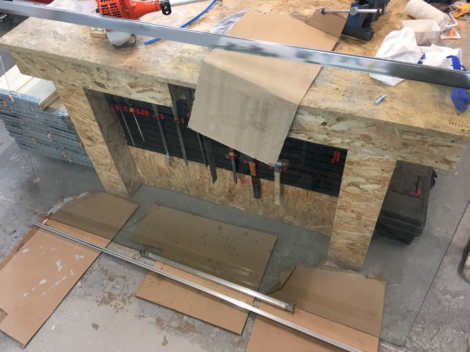 Ścianka prysznicowa transparentna 120 x 195 x 8