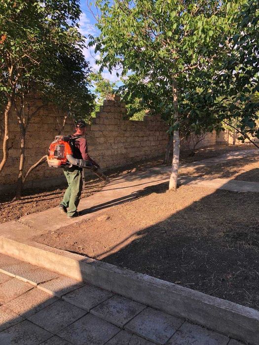 Уборка участков покос корчевка спил вывоз. Ответственно и качественно