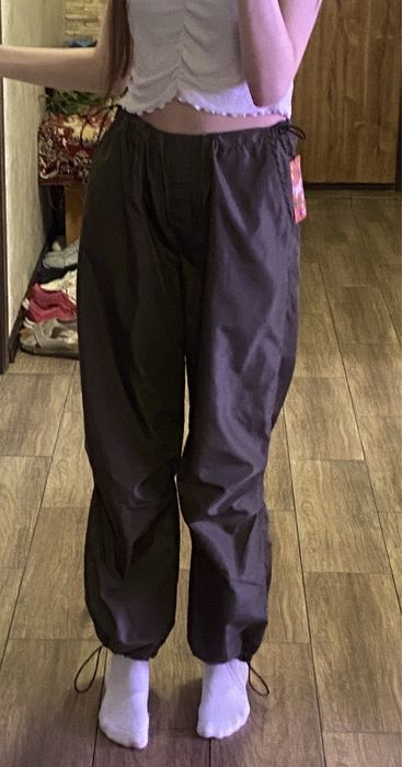 Штани карго хаккі