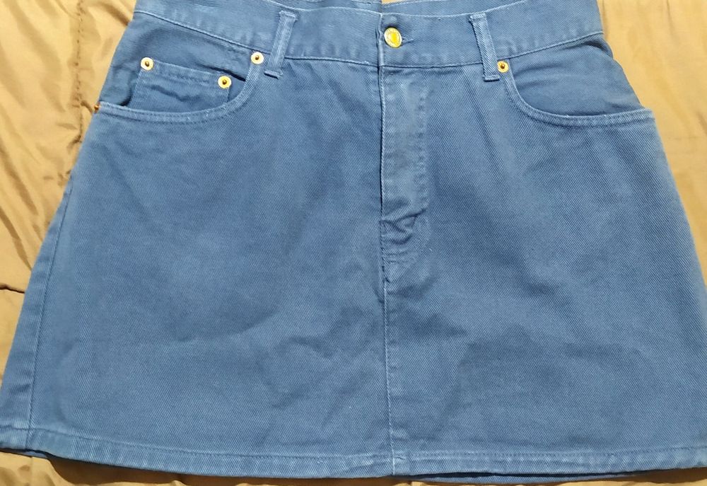 Mini saia ganga azul Levis