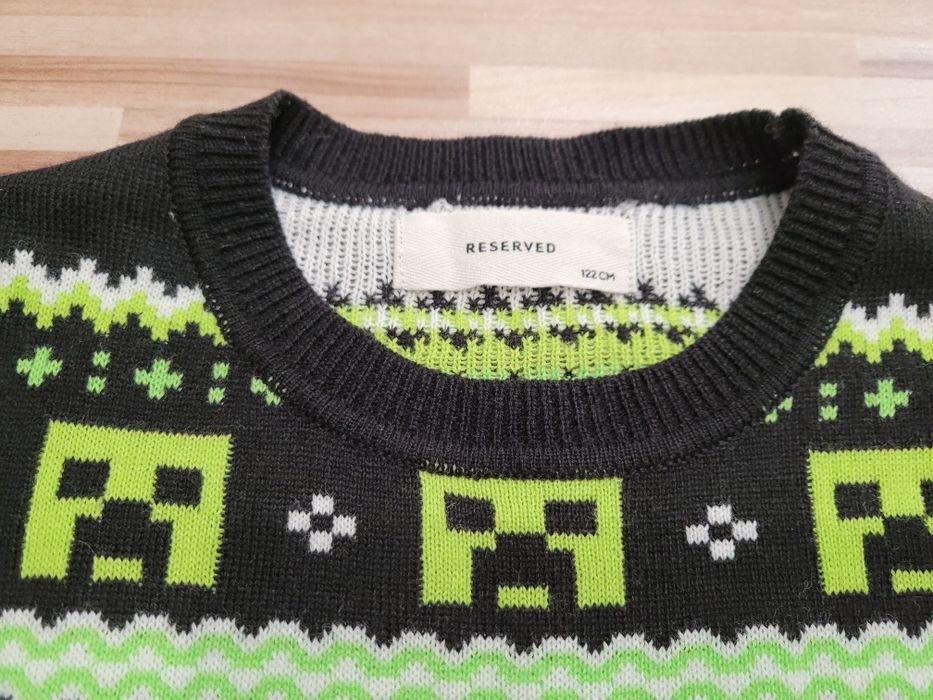 Sweter minecraft 122cm