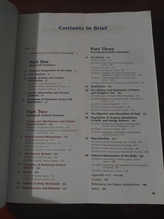 Livro “Human Physiology – The mecanisms of body function” com CD