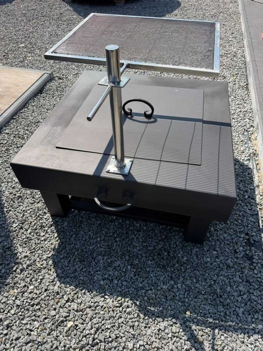 Grill Nierdzewny z Paleniskiem Model V-01 Palenisko