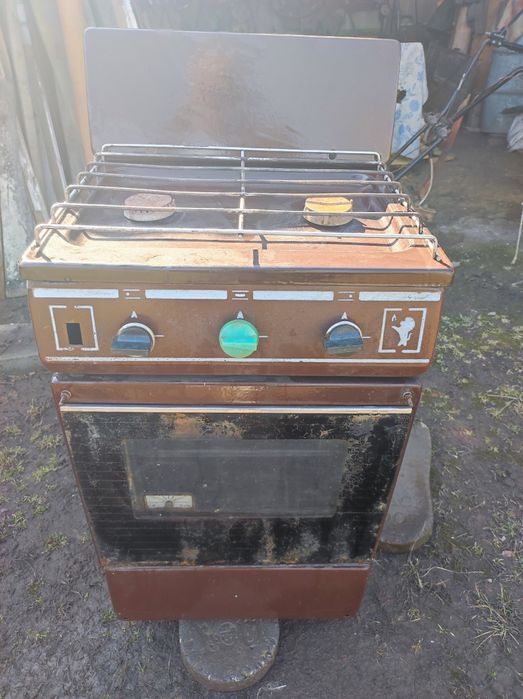 Плита газова двоконфоркова стаціонарна.