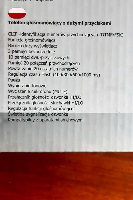Telefon stacjonarny "Maxcom"