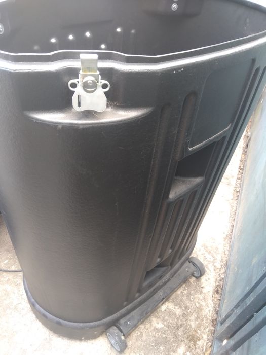 Mala trolley balcão para transporte em plástico rígido para expositor