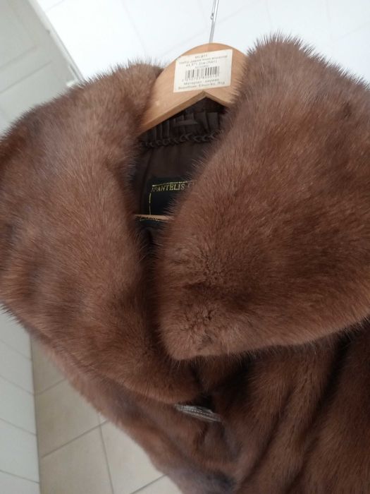Шуба норкова довга натуральна