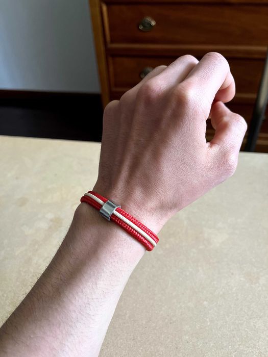 Pulseira vermelha Cx - 16 cm