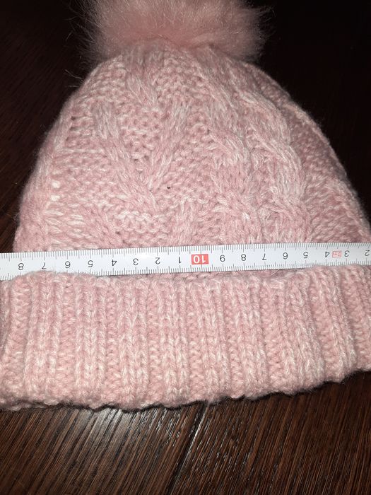 Czapka zimowa dziewczęca NOWA ocieplana 80-92