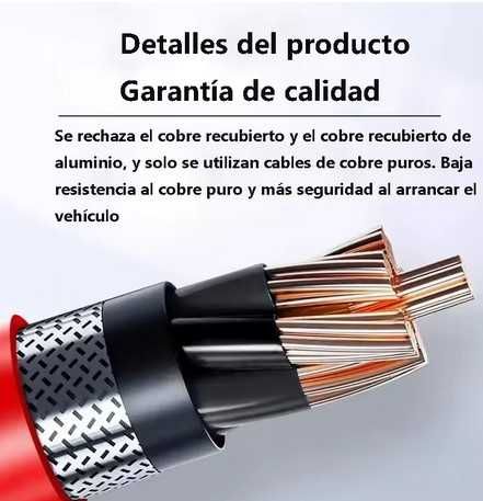 Booster Bateria Auxiliar para carro | 2000A 12V | Luz  | Power Bank