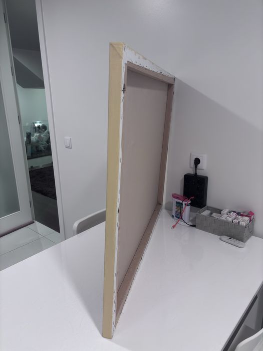 Quadro decorativo – estilo Homem de Vitrúvio 90x90 cm