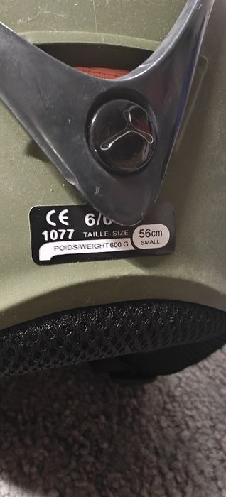 Kask narciarski Zielony