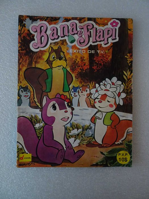 Caderneta de cromos Bana e Flapi - Disvenda (faltam 10 cromos)