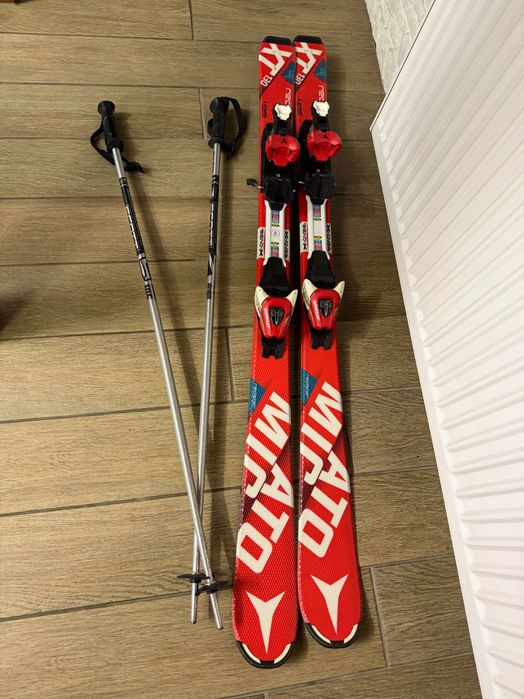 Narty Atomic Redster 130 cm + kijki