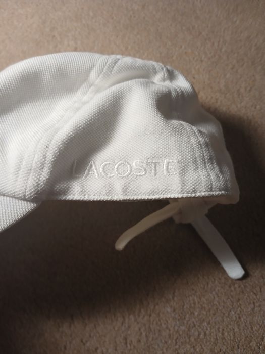 Boné Lacoste clássico branco