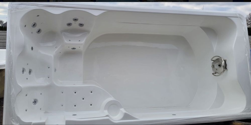 Basen wolnostojący Jacuzzi Basen ogrodowy domowy SWIMSPA KONGO 476x225