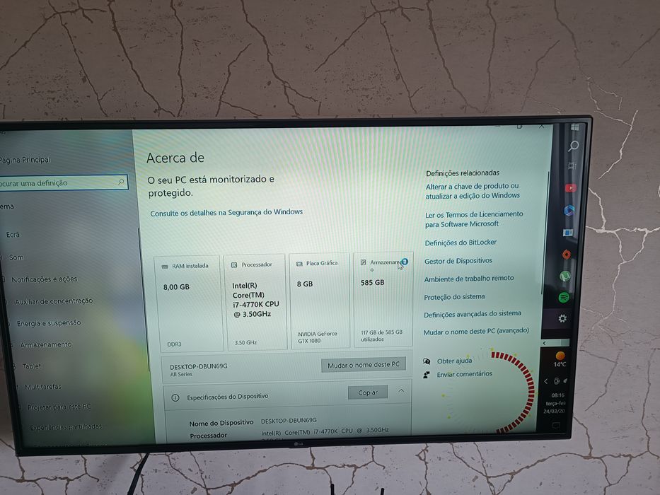 torre para  gamming intel core i7