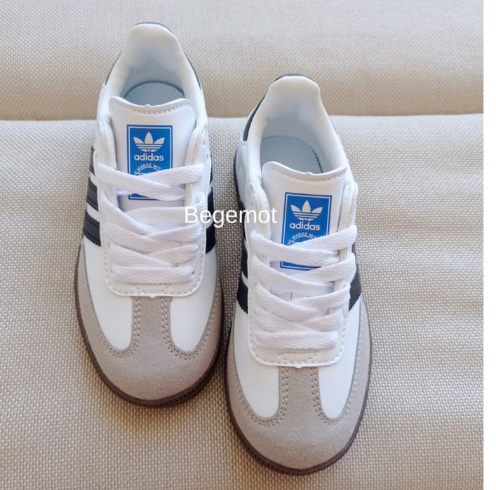 Дитячі шкіряні кеди кросівки adidas samba від 28 до 33.5