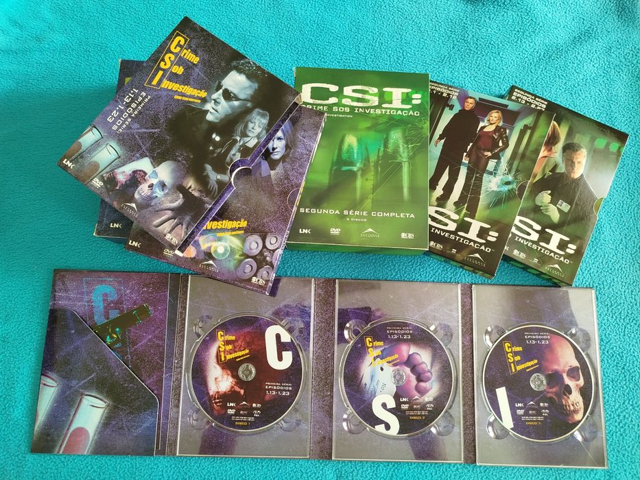 CSI Séries 1 e 2 em DVD