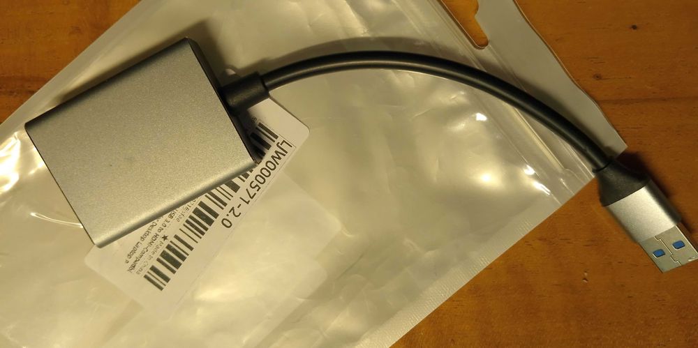 Конвертор-адаптер сигналу з USB 2.0 на HDMI для ПК