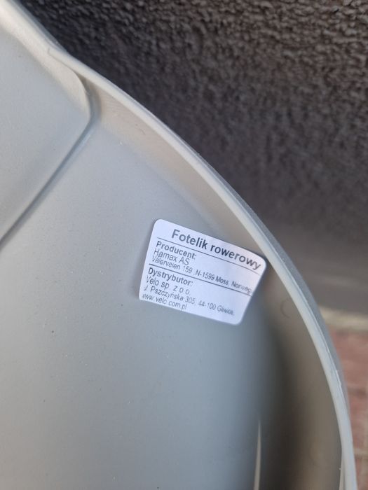 Fotelik rowerowy Hamax Kiss X1