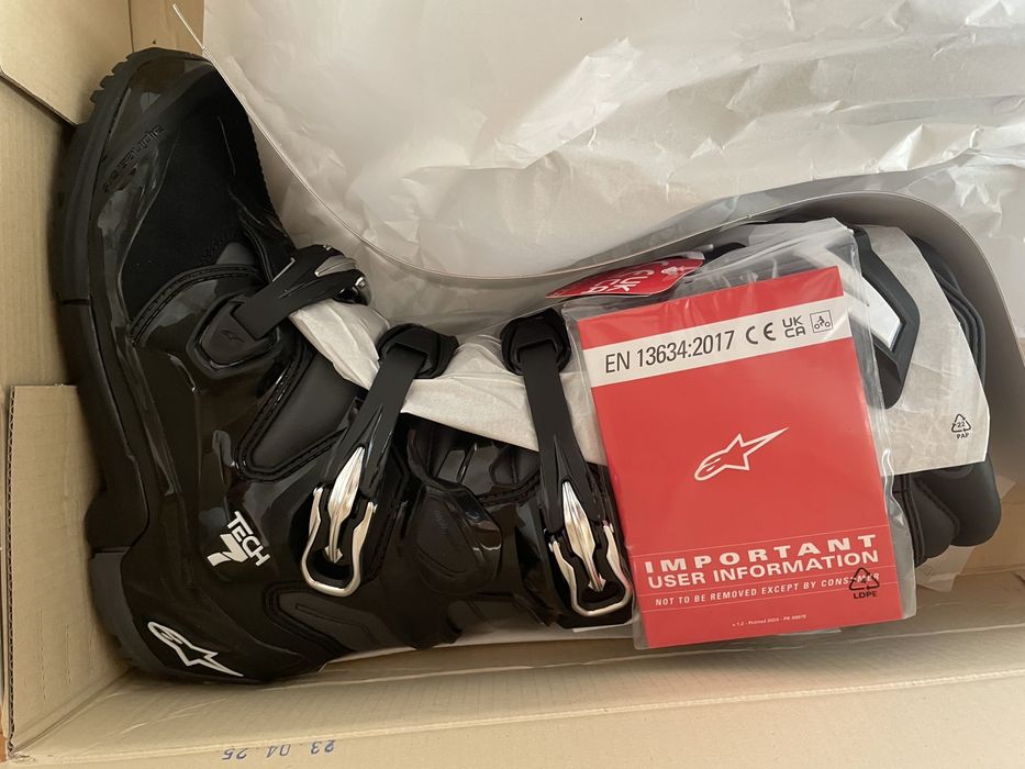 Botas Alpinestars Tech 7 Enduro  45.5 NOVAS, sola enduro