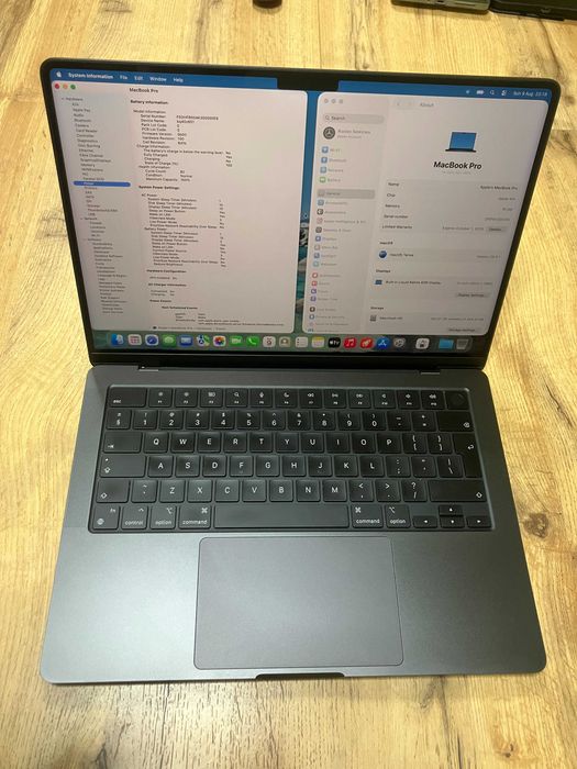 MacBook Pro 14" M4 16/512, bateria 100%, gwarancja producenta, jak nowy