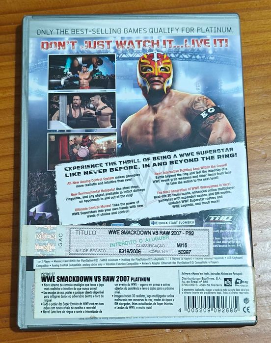 Smack down vs Raw 2007 ps2