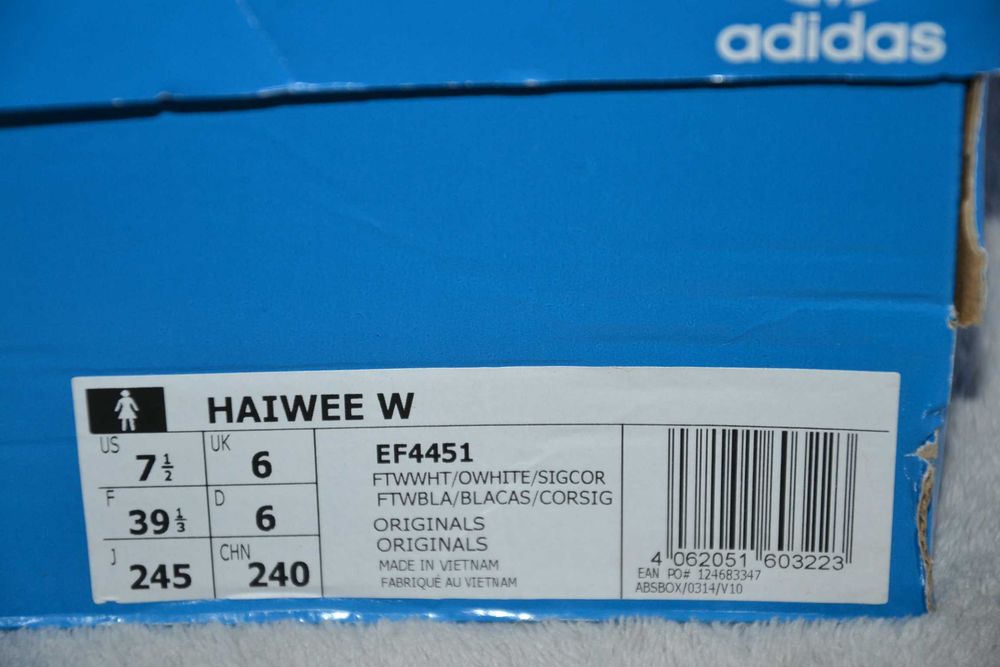 ADIDAS Haiwee Nowe Buty Damskie Euro 37 1/3 -38-40 Oryginalne 100%