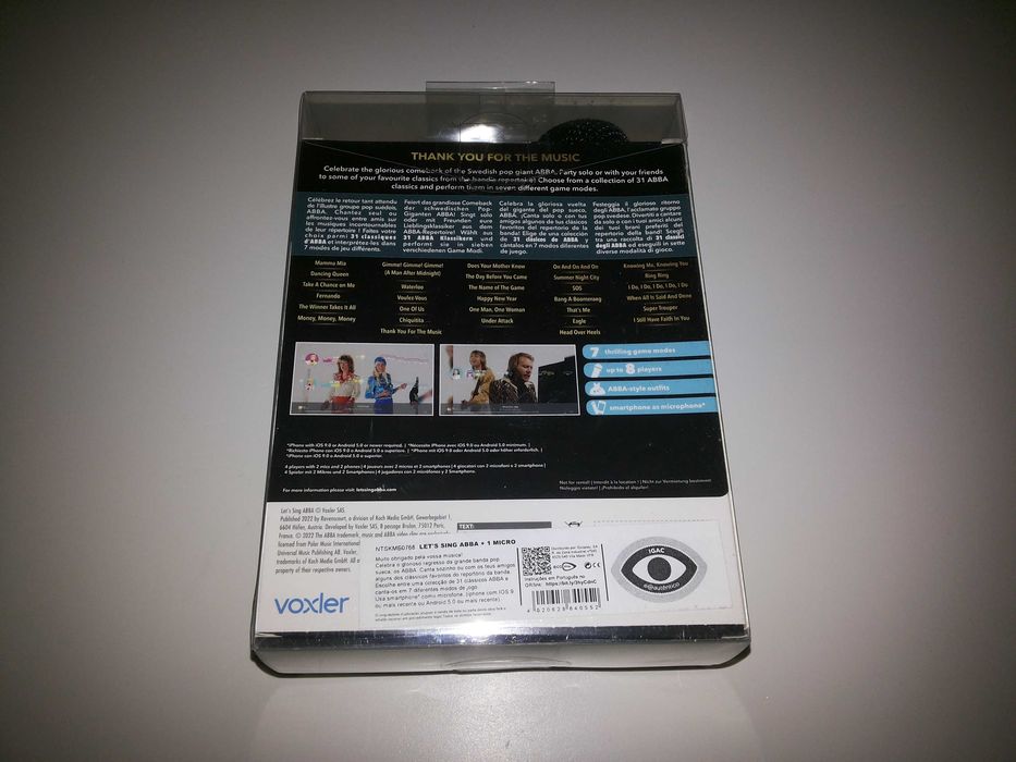 Let's Sing ABBA + 1 Microfone – Nintendo Switch