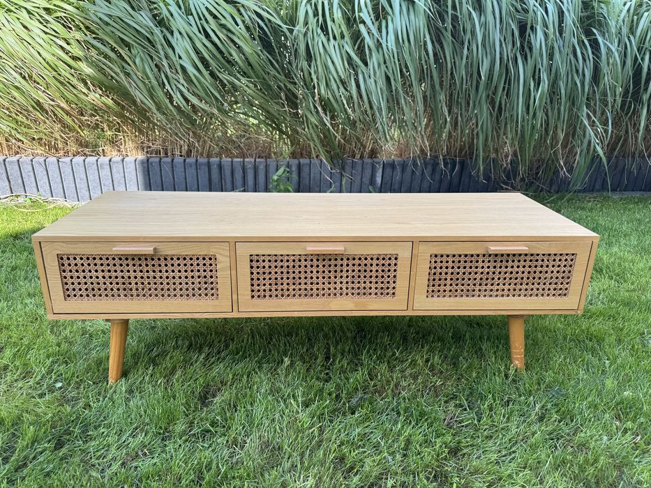 Szafka rtv westwing boho ratan 120x40