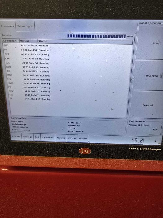 Robot udojowy 2 x Lely A4 , CU 2014